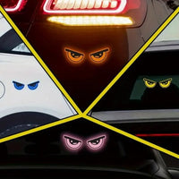 4 Pieces Monster Eyes Car Reflective Stickers Pack of 2