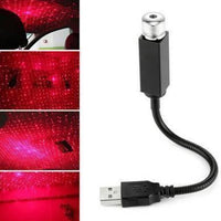 Star Decoration Light, 12V LED Car Atmosphere Lamp, 360 degree Rotation Use for USB Disco Light/Night Light/Room/Car/Party Decoration Disco Laser light Car Fancy Lights Car Fancy Lights (Black)